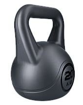 Гиря для кросфіту композитна гиря з вініловим покриттям протиударна гиря спортивна WCG Crossfit 20 кг, фото 5