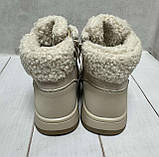 Дитячі підліткові зимові черевии на овчині Jong Golf бежеві 30-37, фото 4