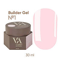 Гель, що моделює Valeri Builder Gel 30 мл, № 01 Nude