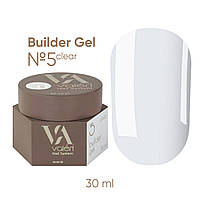 Гель, що моделює Valeri Builder Gel 30 мл, № 05 Clear