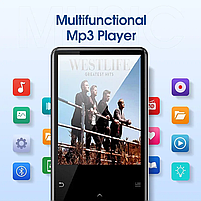 MP3 плеєр JNN C6 2.4" Hi-Fi 8Gb металевий з вбудованим динаміком Dark Grey, фото 2