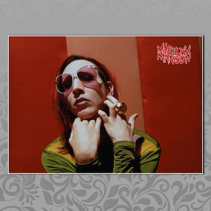 Плакат А3 Рок Marilyn Manson 002