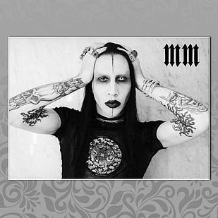 Плакат А3 Рок Marilyn Manson 004