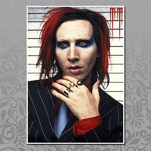 Плакат А3 Рок Marilyn Manson 009