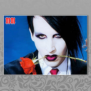 Плакат А3 Рок Marilyn Manson 012
