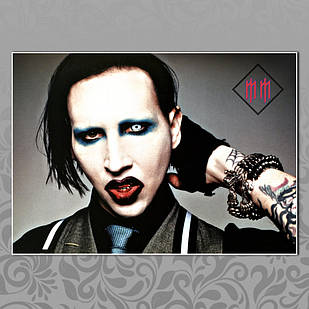 Плакат А3 Рок Marilyn Manson 013