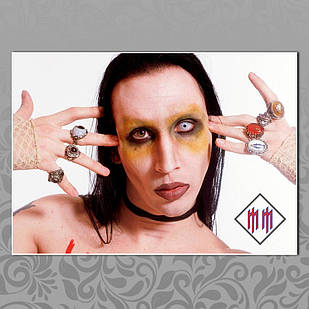 Плакат А3 Рок Marilyn Manson 015