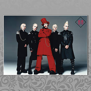 Плакат А3 Рок Marilyn Manson 018