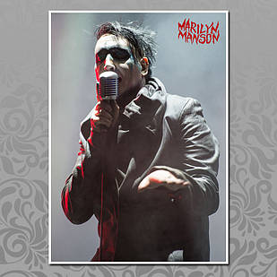 Плакат А3 Рок Marilyn Manson 022