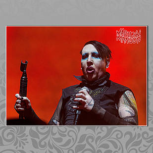 Плакат А3 Рок Marilyn Manson 023