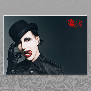 Плакат А3 Рок Marilyn Manson 024