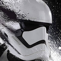 Модульна картина «Star Wars Stormtrooper» Зоряні війни Штурмовик Друк на полотні Подарунок для фаната 90х60 з 3-х частин, фото 4