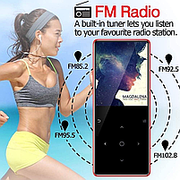 MP3 плеєр JNN C6 2.4" Hi-Fi 8Gb металевий з вбудованим динаміком Red, фото 10