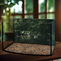 Наліпка для тераріума Ліс з камінням та водою (400х650), фото 2