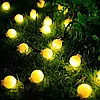 Сонячна садова гірлянда Сонячні ліхтарі 50x світлодіодні лампочки Декоративні кулі 9 м 3000K SOLIX, фото 9