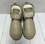 Зимові дитячі теплі угги Lilin бежеві 33-37, фото 5