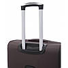Набір тканинних валіз 2 шт Bonro Tourist (L+M) великий середній коричневий на колесах із висувною ручкою та кодовим замком, фото 7