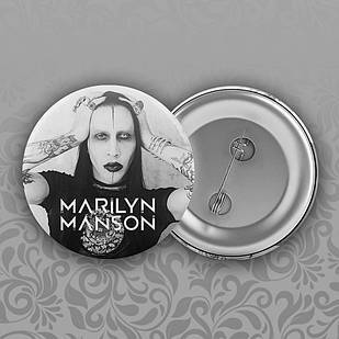 Значок 56 мм Marilyn Manson