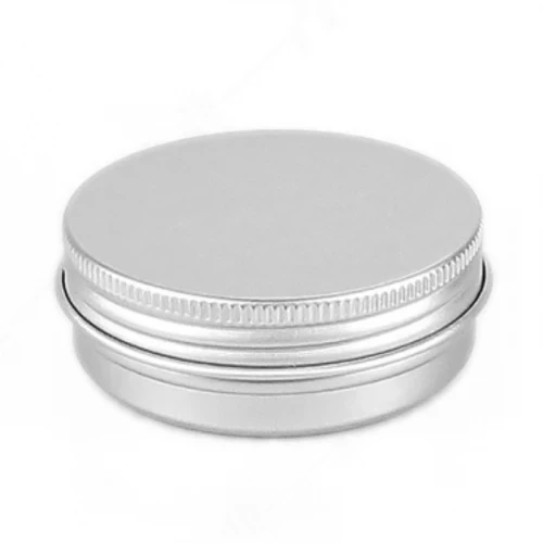 Баночка косметична алюміній 50 мл (срібло), фото 1