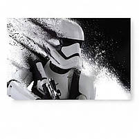 Картина «Star Wars Stormtrooper» Зоряні війни Штурмовик Друк на полотні Подарунок для фаната 60х40 см, фото 2