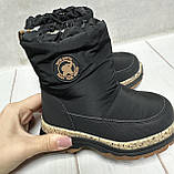 Зимові чоботи   дутики Kimboo  чорні 23-28, фото 7