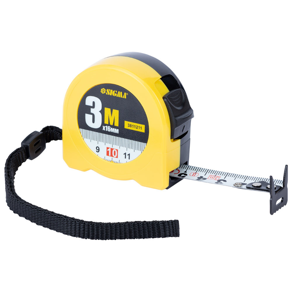 Рулетка Color 3м×16мм SIGMA (3811211), фото 1