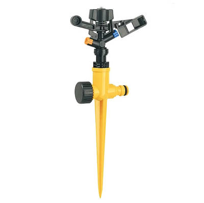 Зрошувач імпульсний, круговий, діаметр до 13 м, 133 м², 0,56-0,8 м³/год, пульсуючий дощувач на ніжці "Фрегат 9"