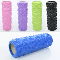 Валік масажний для йоги MS-4123 33х11 см