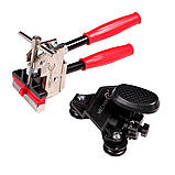 Ручний плиткоріз монокристальний та алюмінієва напрямна Mechanic ExtraLINE 3200, фото 6