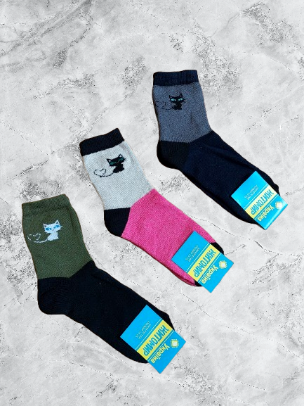 Шкарпетки жіночі теплі махрові бавовна стрейч р.23-25. Від 12 пар до 21грн, фото 1