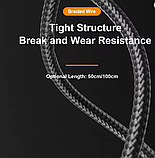 Кабель швидкої зарядки XT60 до Type-C 100 Вт,  50 см, адаптер для зарядного пристрою від зарядного FPV батарей, фото 3
