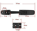 Гумовий замок стяжка демпфер капота. Натяжний антивібраційний замок, фото 7
