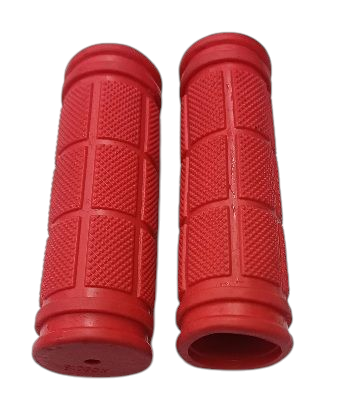 Грипси для дитячого велосипеда, червоні (довжина 90 мм), фото 1