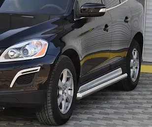 Пороги труби без проступів d60 2 шт нержійка Volkswagen Touran 2015-