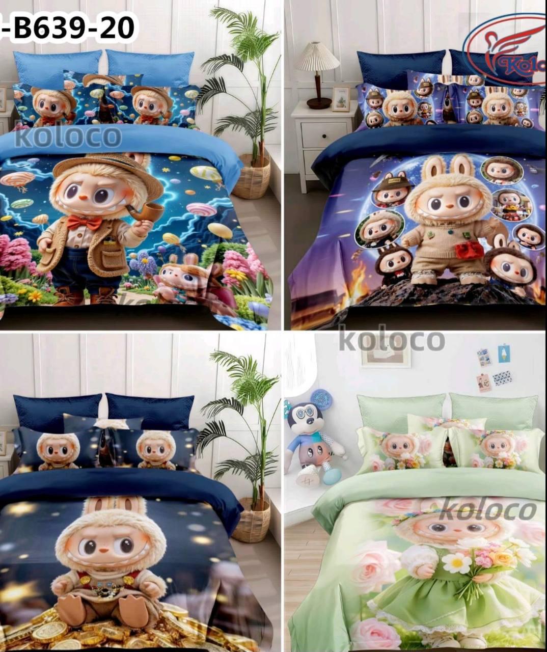 Фланелева полуторна постільна білизна/Комплект постільної білизни/припочинна білизна, фото 1