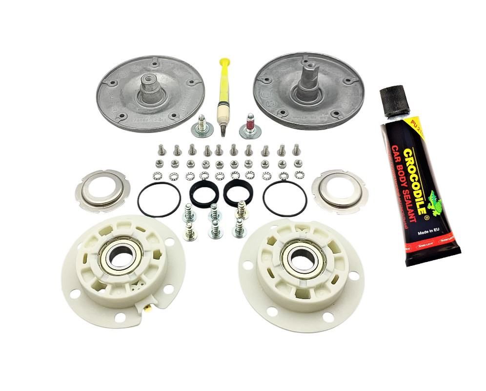 Фланці та супорти + герметик для бака пральної машини з вертикальним завантаженням Whirlpool, оригінал, фото 1