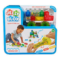 Сенсорний м'який конструктор Jelly Blox - Машинка Врум-врум! 35 деталей 931694