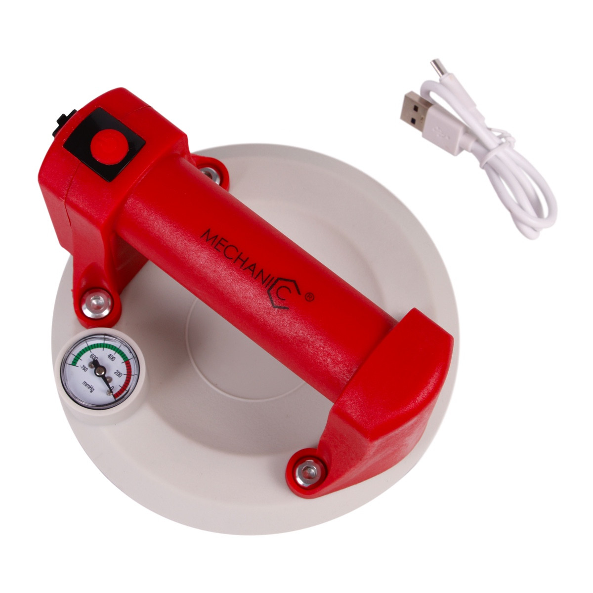 Присоска вакуумна електрична для укладання плитки з автопідкачуванням Mechanic PowerFix 150 auto, фото 1