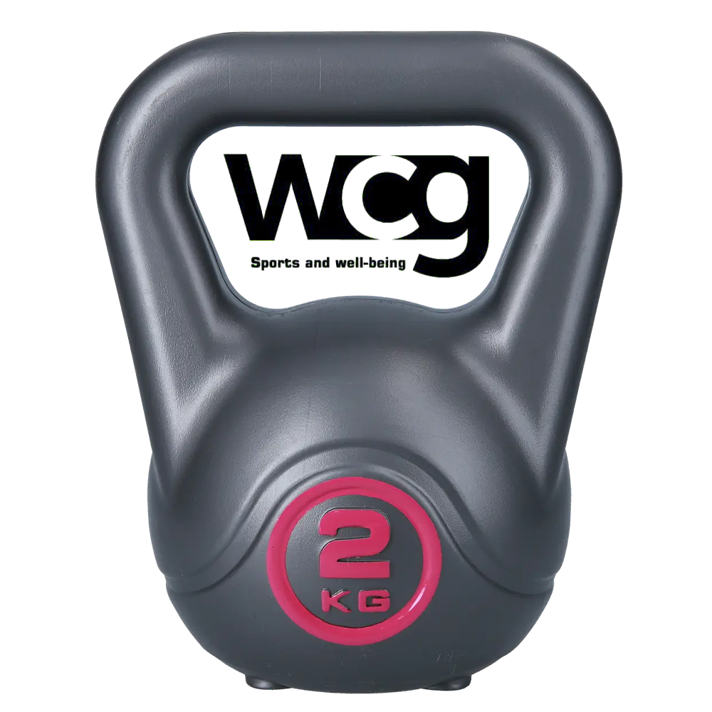 Гиря для кросфіту композитна гиря з вініловим покриттям протиударна гіря спортивна WCG Crossfit 2 кг