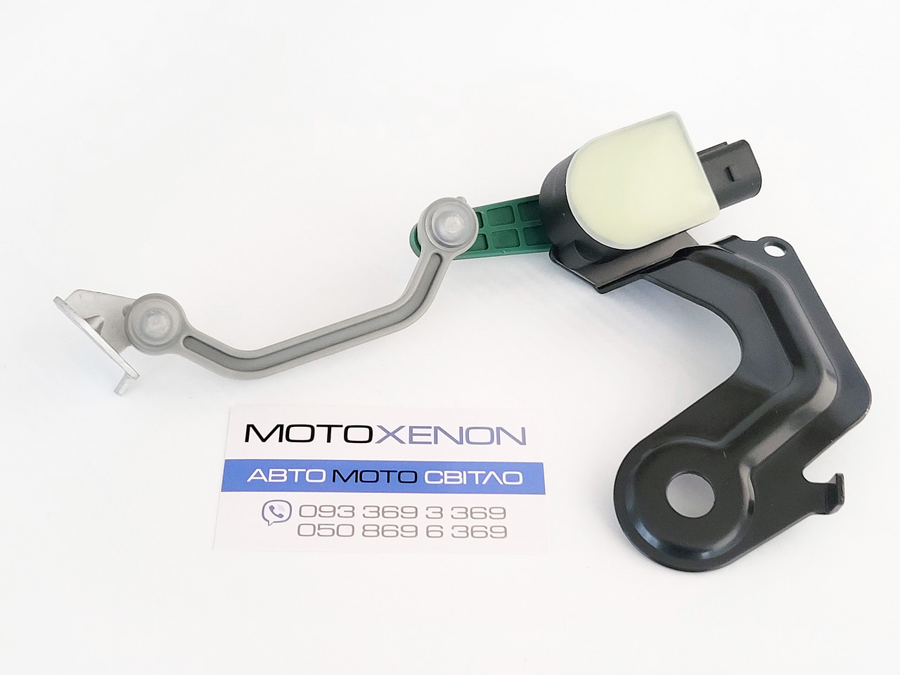 Датчик дорожнього просвіту Audi A6 C6 4F0616572D 2005-2011 задній правий, датчик пневмопідвіски в зборі з тягою