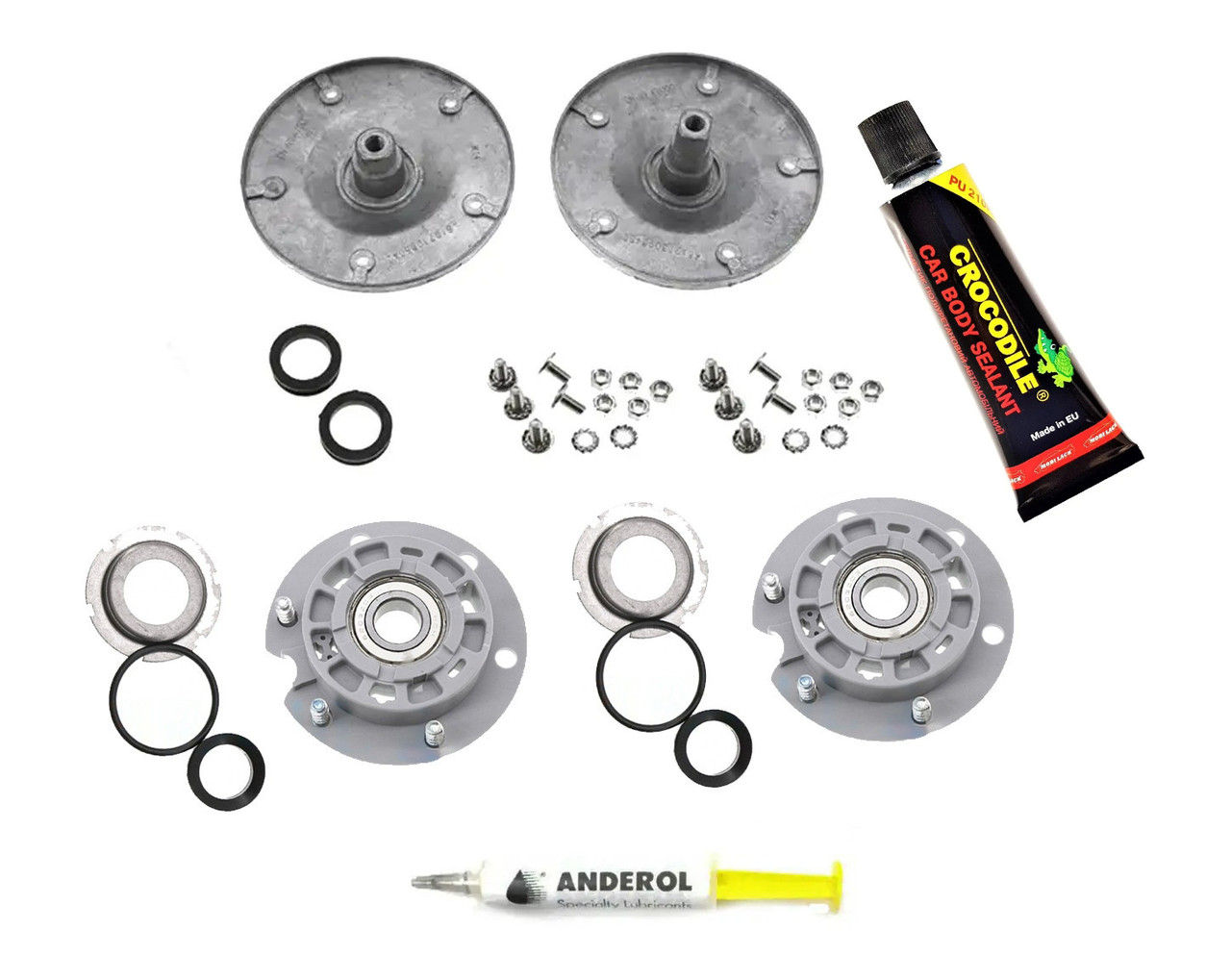 Фланці та супорти EBI + герметик для бака пральної машини з вертикальним завантаженням Whirlpool, фото 1