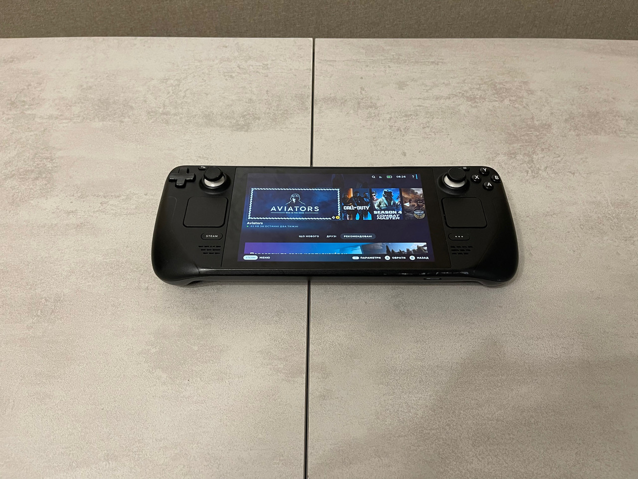 Портативна ігрова консоль Valve Steam Deck 1010, AMD APU 0405, 256GB+256GB SD, 16GB, фото 1