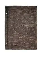 Меню із дерева відкрите А4  "Лофт"