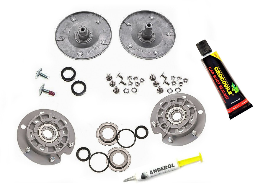 Фланці SKL та супорти + герметик для бака пральної машини з вертикальним завантаженням Whirlpool, фото 1