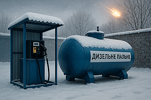 Зберігання й облік дизельного пального для генератора в умовах зими та регулярних обстрілів в Україні
