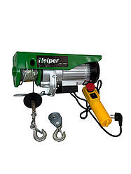 Тельфер лебідка електрична 400/800 кг 12 м Helper HP-1007 лебідка електрична