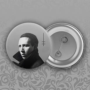 Значок 56 мм Marilyn Manson 023