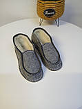 Тапочки з овечої шерсті-"Вишивка"., фото 4