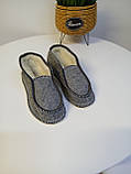 Тапочки з овечої шерсті-"Вишивка"., фото 6