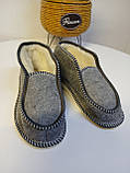 Тапочки з овечої шерсті-"Вишивка"., фото 7